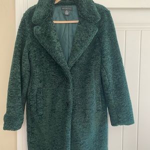 green Joan Vass coat